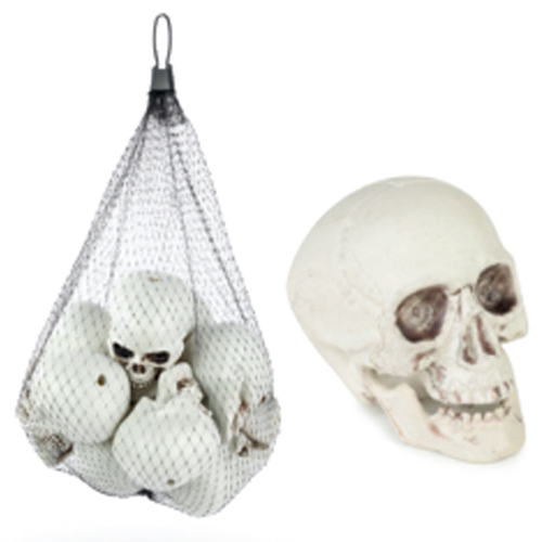 Crânios Petrus Decoração Halloween 7cm - 12 Un