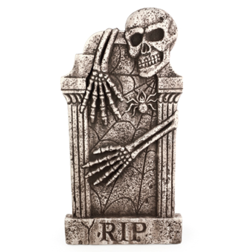 Lápide Caveira Rip Halloween 90,5cm - 1 Un