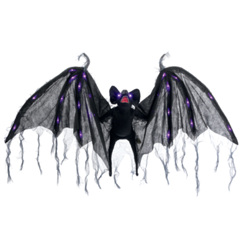 Morcego Black Para Pendurar Com Luz 36cm - 1 Un