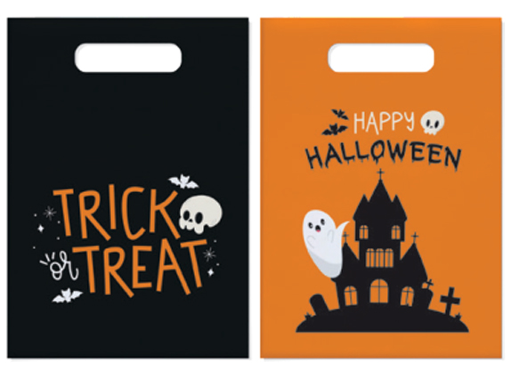 Sacola Flex Sortido Boo Halloween 22x31cm - 1 Un