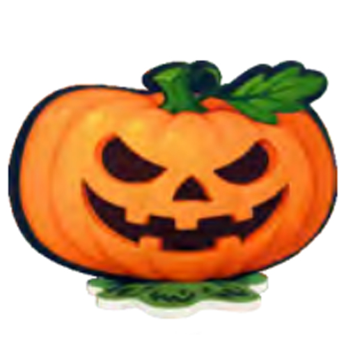 Big Enfeite Impresso Pequeno Halloween Abóbora - 1 Un