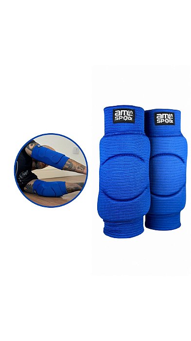 Cotoveleira Premium Para Goleiro AM Sports - Azul Royal
