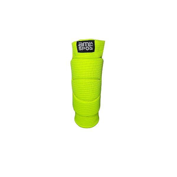 Cotoveleira Premium Para Goleiro AM Sports - Amarelo Fluor