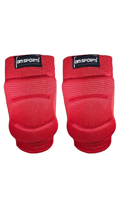 Cotoveleira Infantil Para Goleiro AM Sports - Vermelho