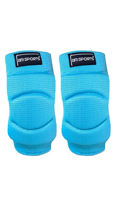 Cotoveleira Infantil Para Goleiro AM Sports - Azul Claro
