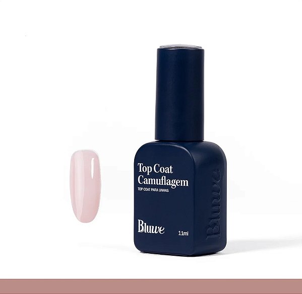 Top Coat Camuflagem Querido Bege - Bluwe 11ml
