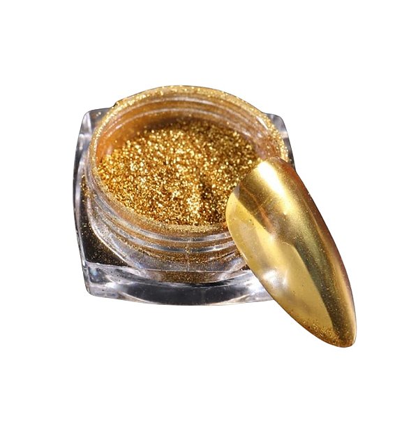 Pó Cromado - Dourado