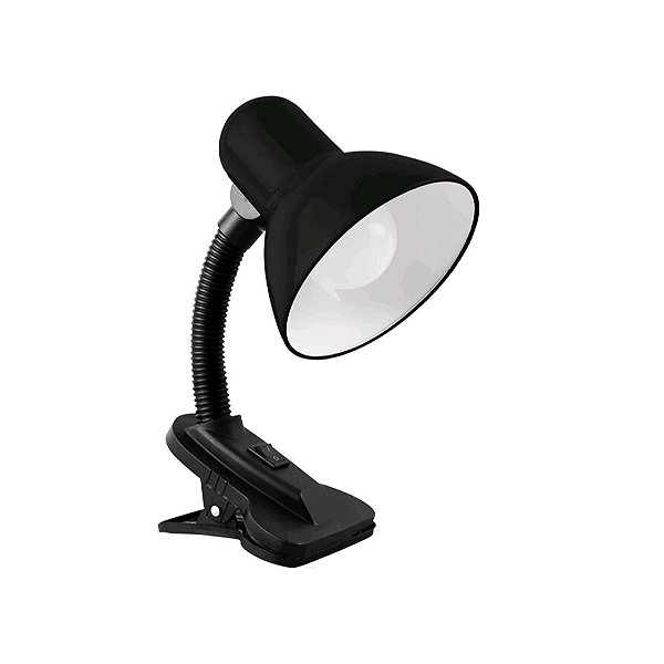 Luminária Preta (com presilha)