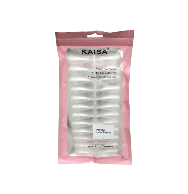 Tips de Soft Gel - Stiletto c/240 unidades