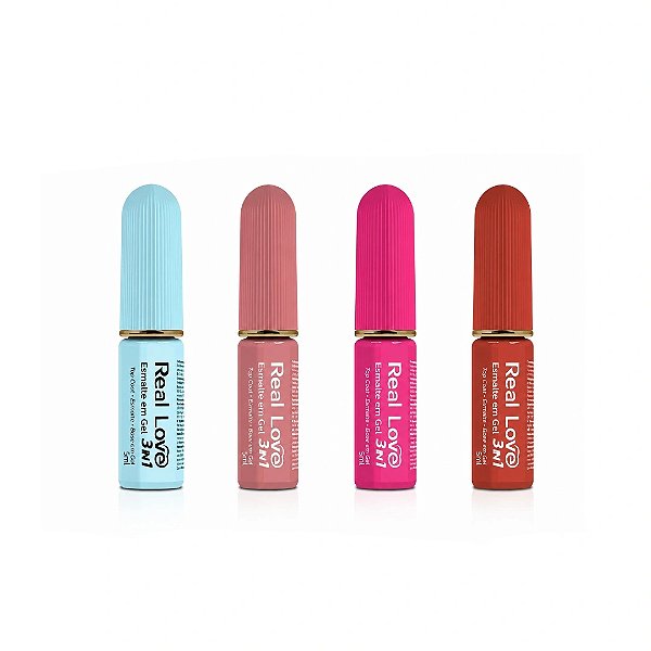 Esmaltes 3 em 1 - Real Love 5ml