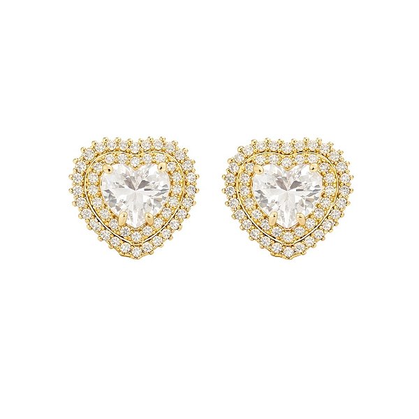 Brinco Sublime Crystal Gold