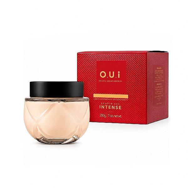 O.U.i Hidratante Desodorante Crème Riche Scapin 245 Intense 200g