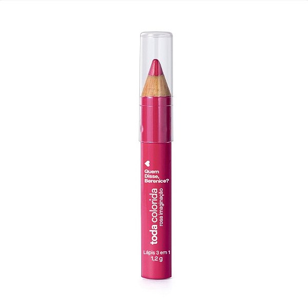 Lápis Multifuncional Rosa Imaginação QDB 1,2g