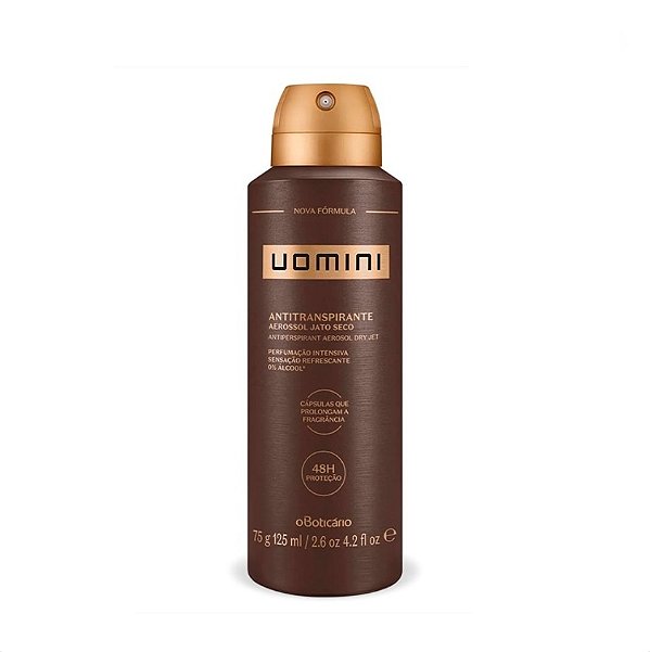Desodorante Antitranspirante Aerossol Uomini 75g/125ml