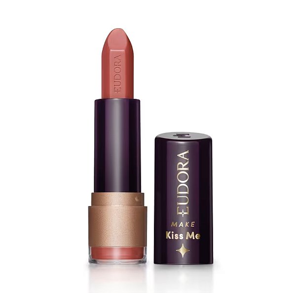Batom Hidratante Nude Veludo Eudora Make Kiss Me 3,7g