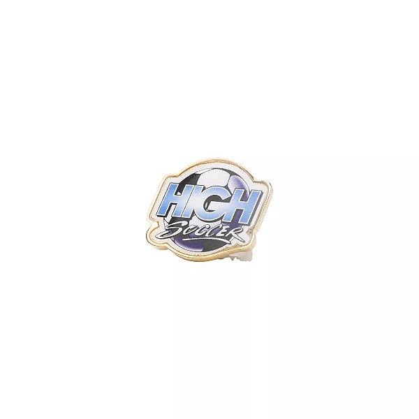 Pin High Soccer azul