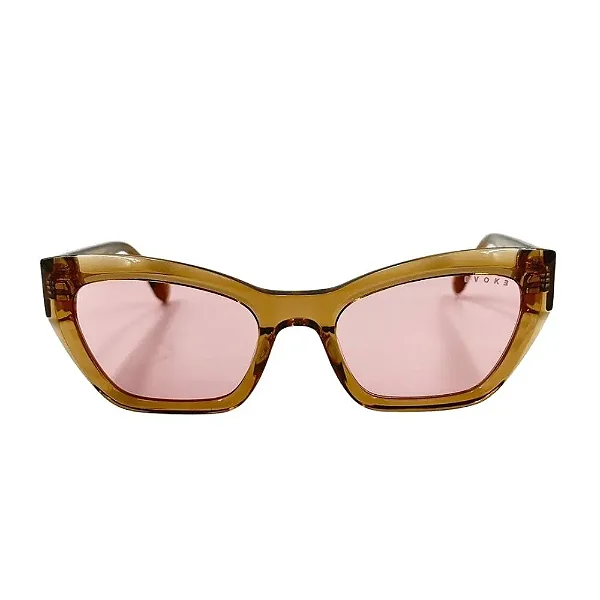 Óculos Evoke Evk 42 Crystal Brown Gold Pink