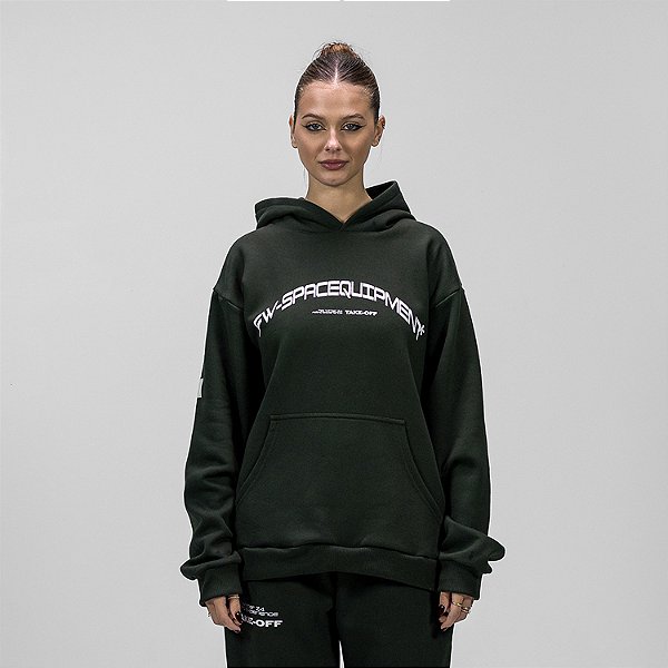 Moletom Space Equipment Verde Take Off