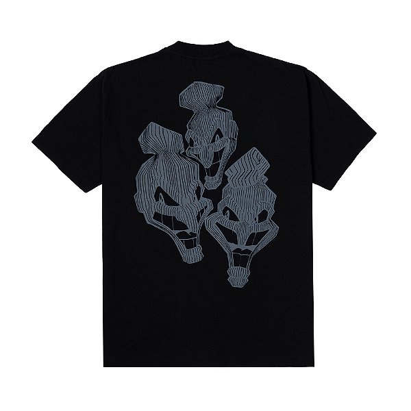 Camiseta Sufgang x PDPH Threemask Preta