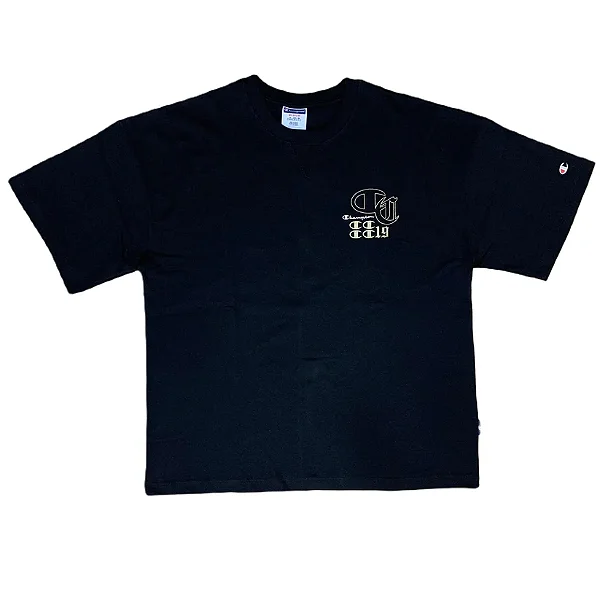 Camiseta Champion Oversize Mult C Preta