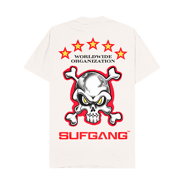 Camiseta Sufgang Skull Off White
