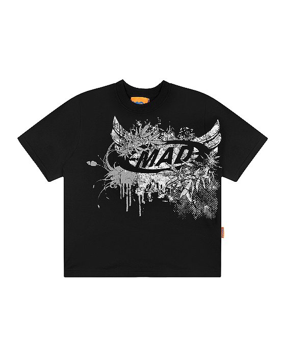 Camiseta Mad Enlatados De Ladinho Preto