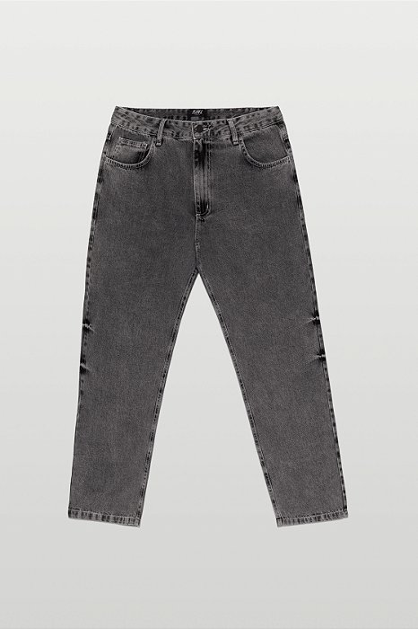 Calça Jeans Plano C Baggy Pants Washed Grey