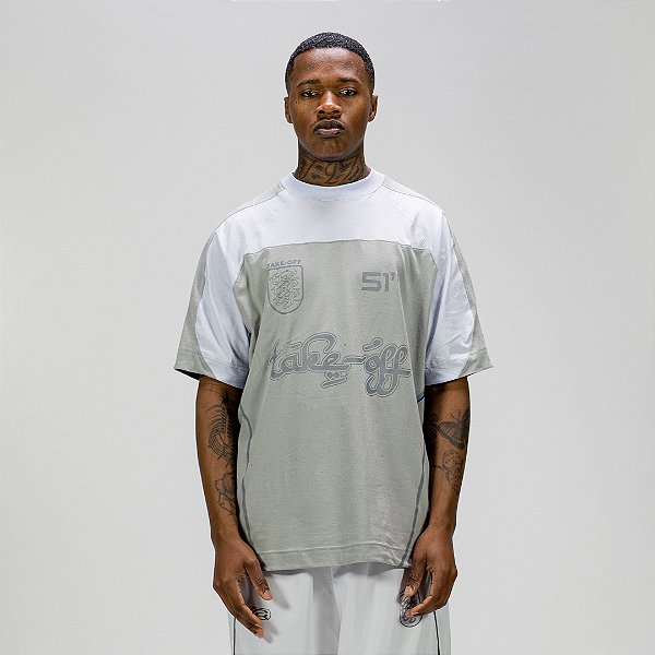 Camiseta Take Off Archive Cinza