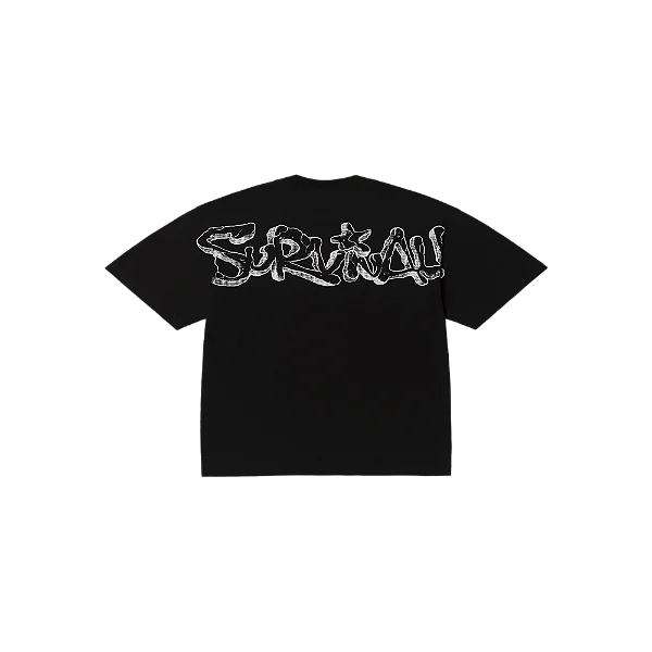 Camiseta Survival Spray Rascunho Preto