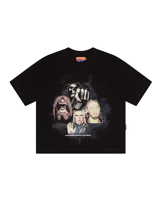 Camiseta Mad Enlatados Fulinagem Preto