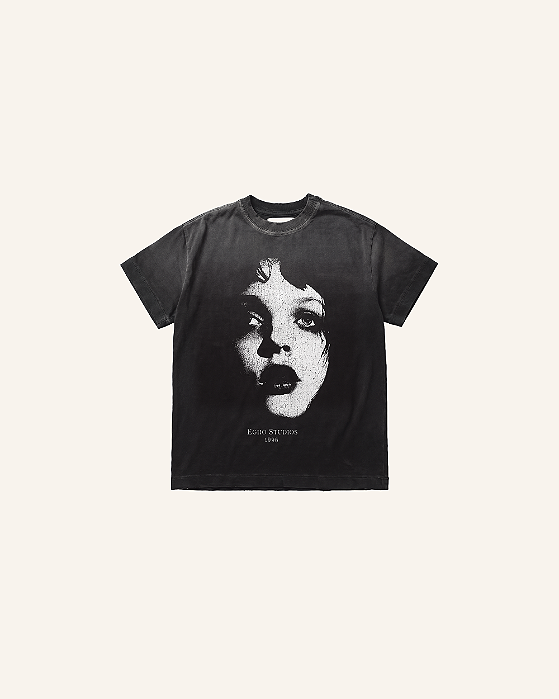 Camiseta Egho Elizabeth Faded Black