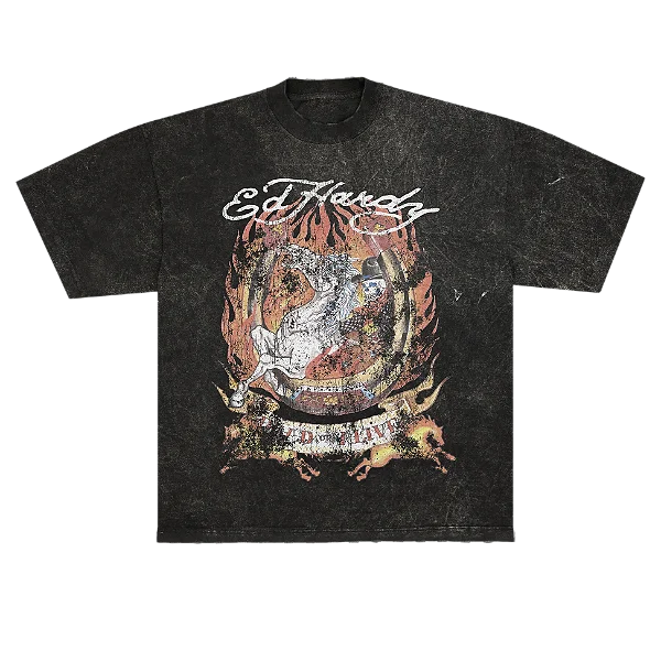 Camiseta Ed Hardy x Matue "Horse" Estonado
