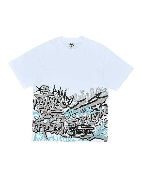 Camiseta Survival Grafitti Branco