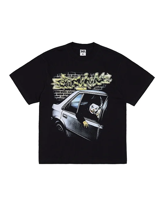 Camiseta Survival Coringa Preto