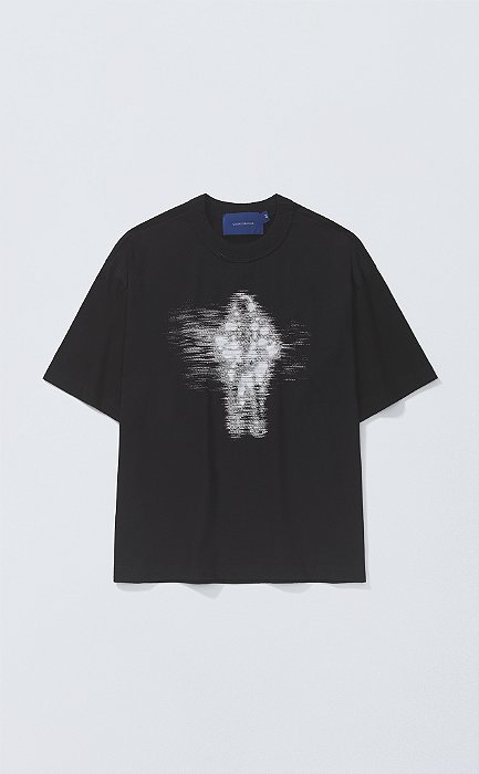 Camiseta Quadro Creations Data Robot Boxy Black