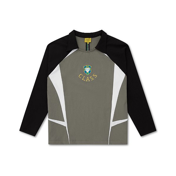 Longsleeve Jersey Class Brasil Green Black