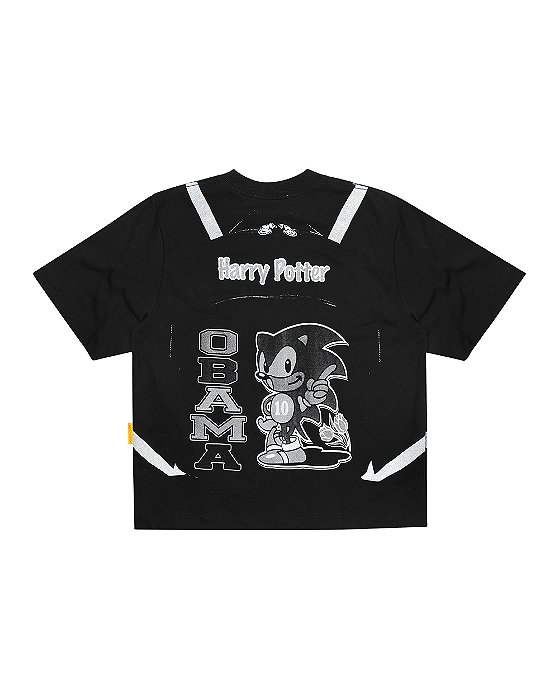 Camiseta Mad Enlatados Mochila Obama Preto