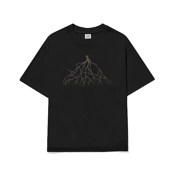 Camiseta Barra Crew Raízes Preto