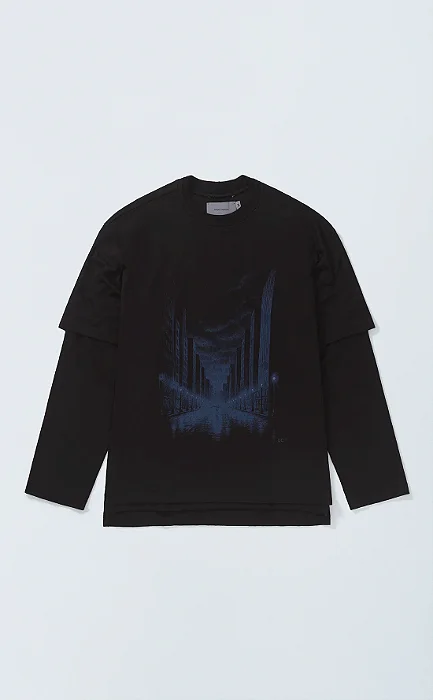 Camiseta Quadro Creations Double Tee Avenue Boxy Ml