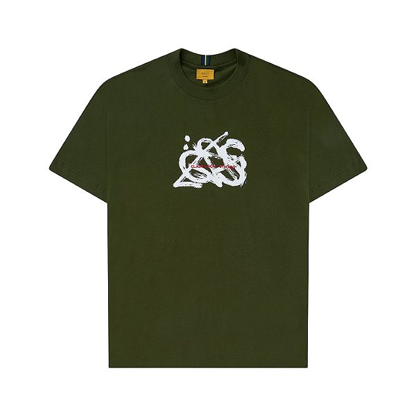Camiseta Class White Out Scribble Verde