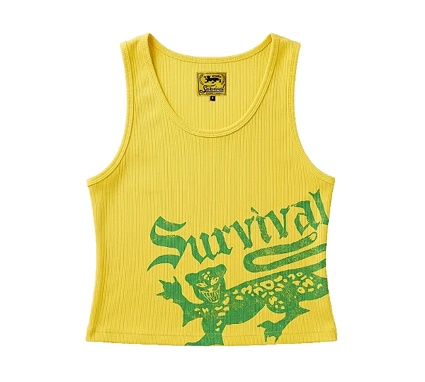 Baby Tee Survival Logo Amarelo