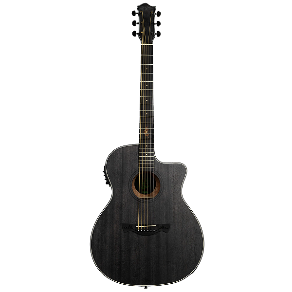 Violao Folk Non-Cutaway Eq Aço T/Okoume B/S Okoume Op Og-33 Bk Tagima