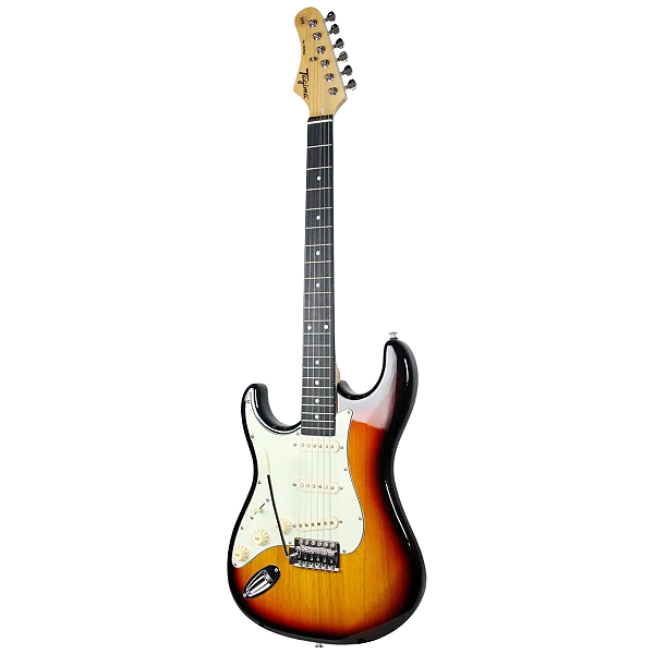 Guitarra Elétrica Tagima Tw Series Tg-500 De Tília Sunburst Canhoto