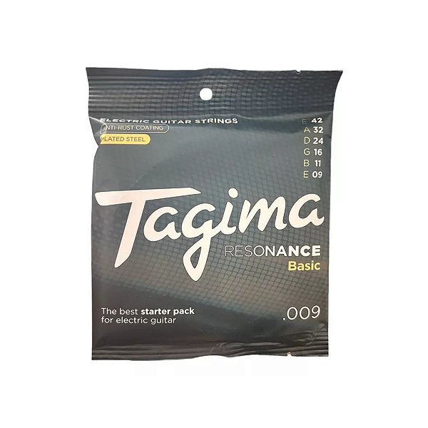 Encordoamento 009 Light Coated Para Guitarra Anti Ferrugem Tagima