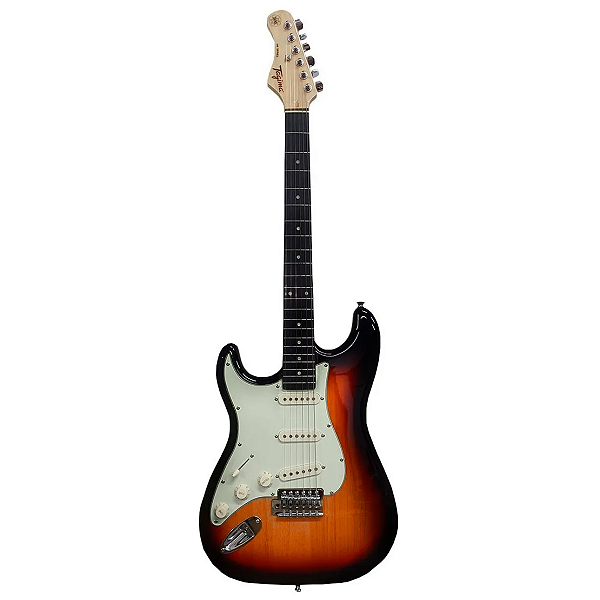 Guitarra Elétrica Tagima Tw Series Tg-500 De Tília Sunburst Canhoto