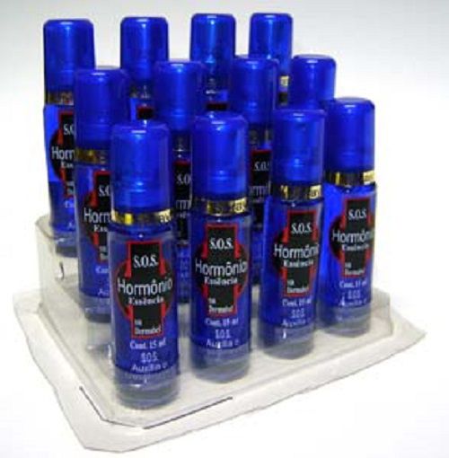 Ampola de Essência Hormônio Spray Fortificante Capilar - 15ml - com 12 unidades
