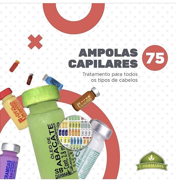 Kit com 75 unidades Sortidas de Ampolas Capilares - Promoção !