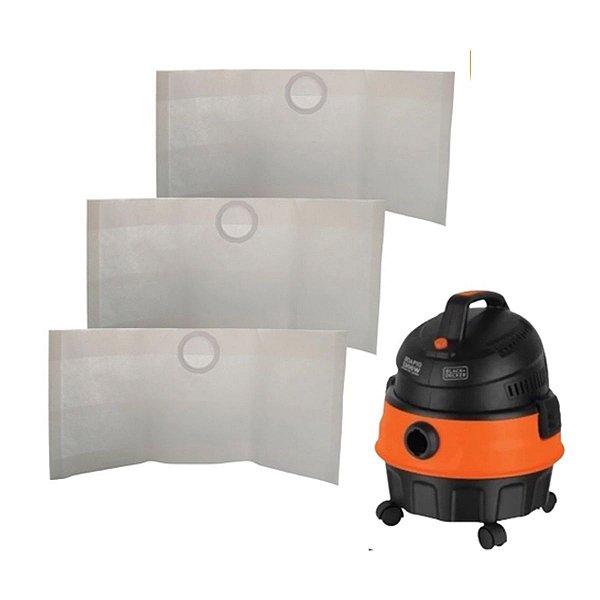 Filtro Saco Para Aspirador de Pó Black Decker BDAP10-B2