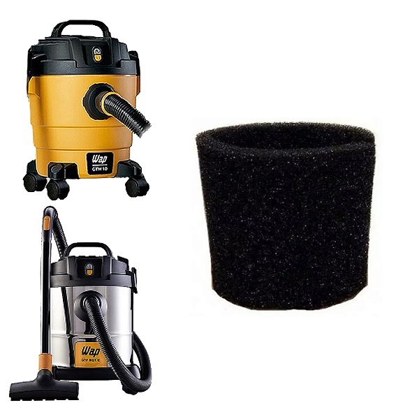 Filtro Espuma para Aspirador de pó Wap Gtw Gt Inox 10l 20l