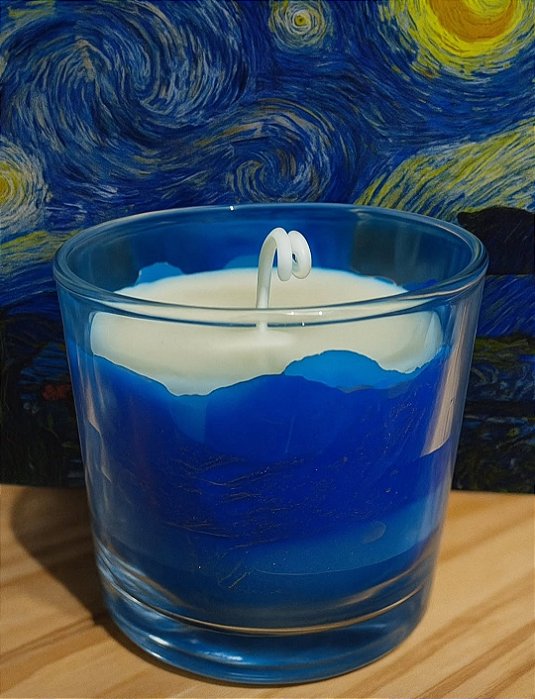 Vela Inspirada “Noite Estrelada” – Van Gogh